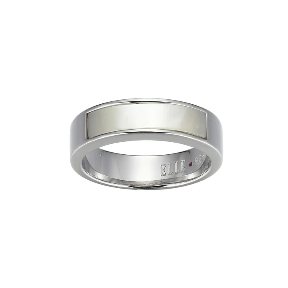 Elle Vera Mother-of-Pearl Inlay Ring