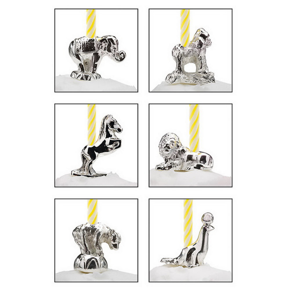 Reed & Barton Let's Celebrate 6-piece Circus Animals Candle Set