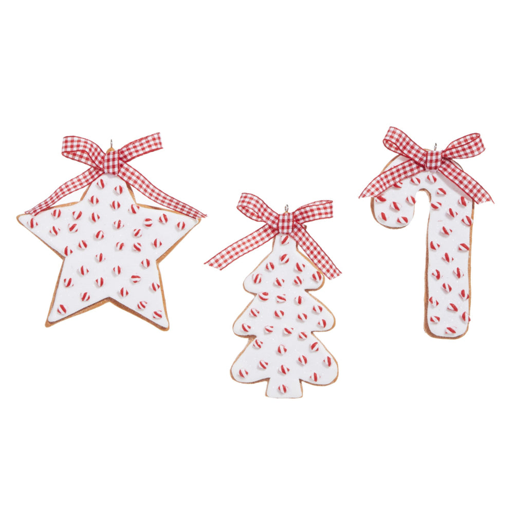 Raz Imports 4.5" Peppermint Sprinkles Cookie Ornament