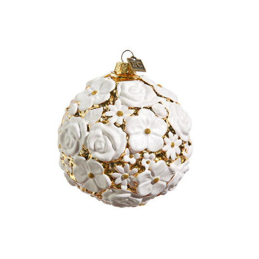Raz Imports 4" Mixed Blossom Ball Ornament