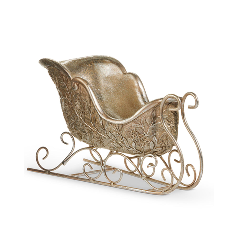 Raz Imports 14.75" Silver Antique Sleigh
