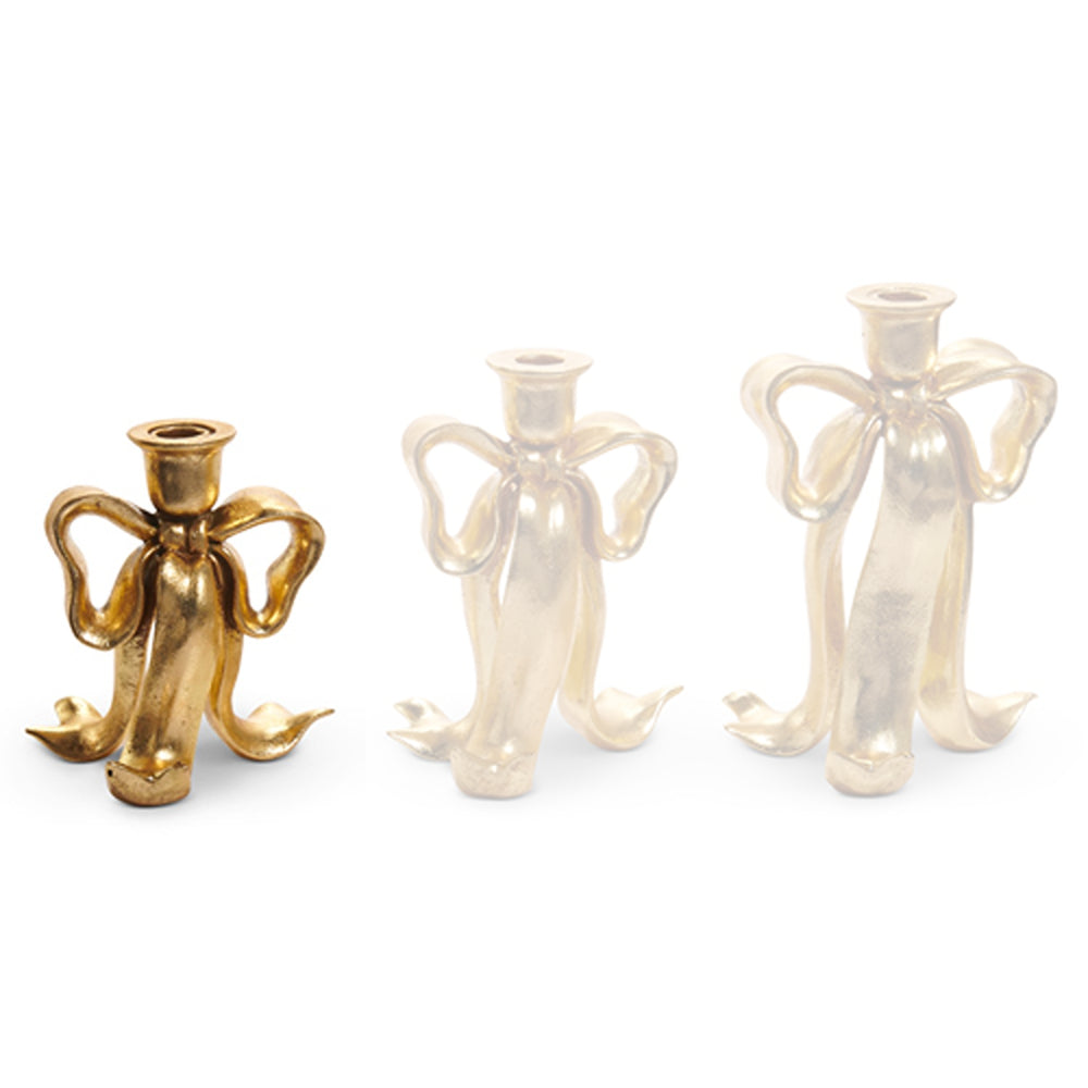 Raz Imports Bow Candlesticks