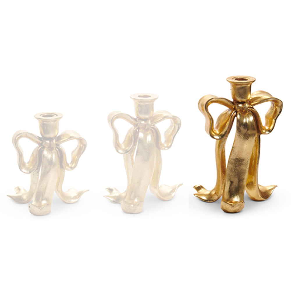 Raz Imports Bow Candlesticks
