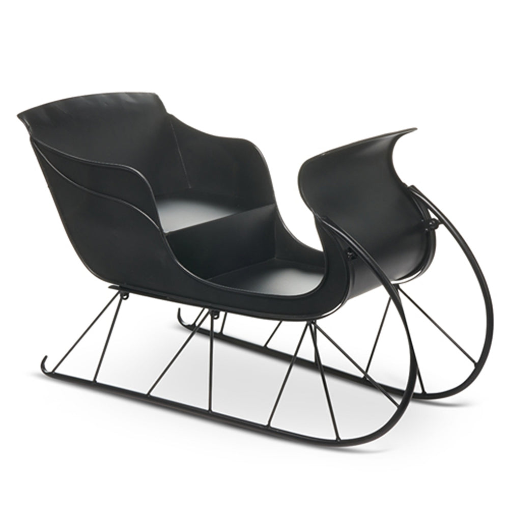 Raz Imports 25.25" Black Sleigh (In-store Only)