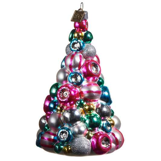 Raz Imports 5.5" Multicolored Reflector Tree Ornament