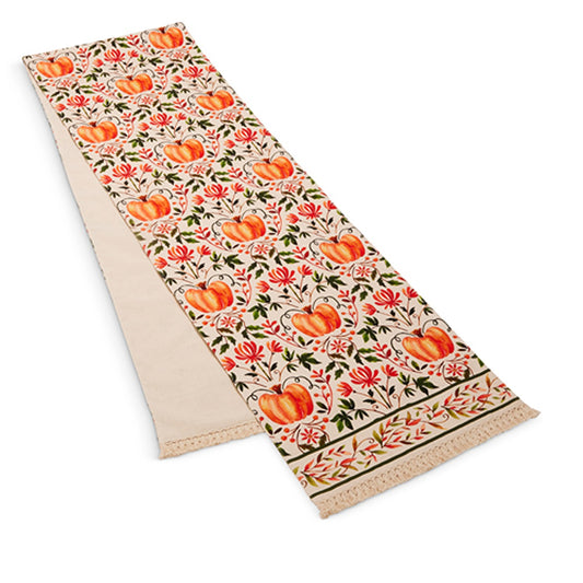 Raz Imports 90" Pumpkin Vine Pattern Table Runner
