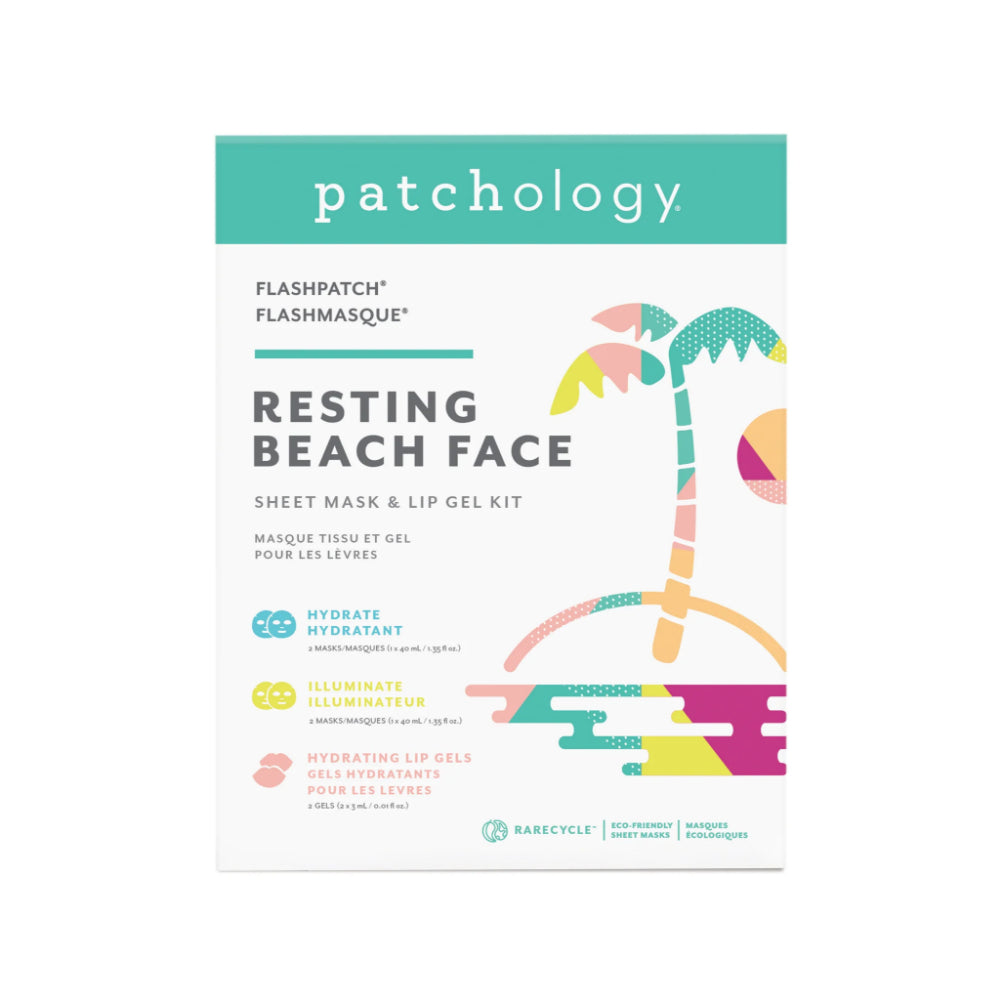 Patchology Resting Beach Face Soothing After-Sun Kit 2.0