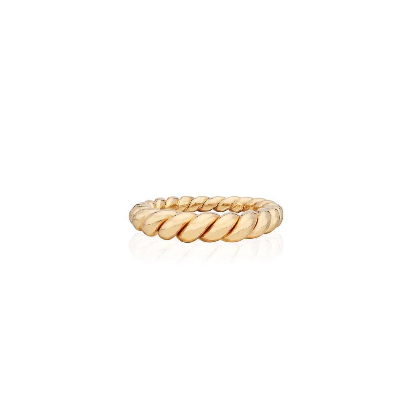 Anna Beck Gold Plated Sterling Silver Tapered Twisted Ring