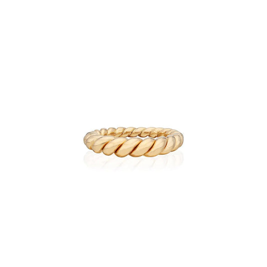 Anna Beck Gold Plated Sterling Silver Tapered Twisted Ring