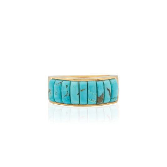 Anna Beck Rectangular Turquoise Multi-Stone Ring