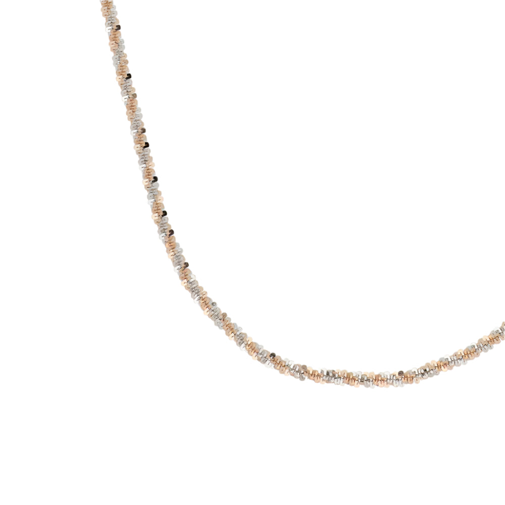 Desmos Two-Tone "Rock Twist" Diamond-Cut Necklace