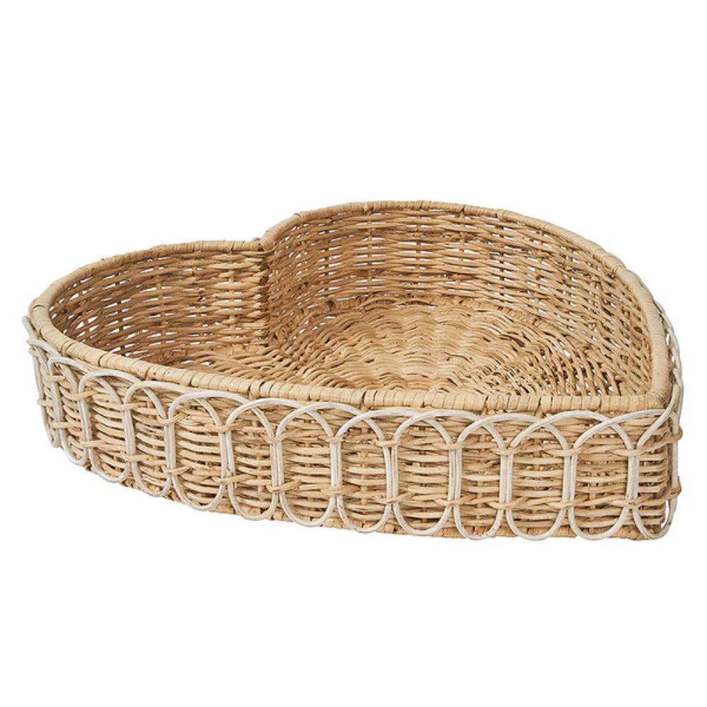 Juliska Provence Rattan 16" Heart Tray