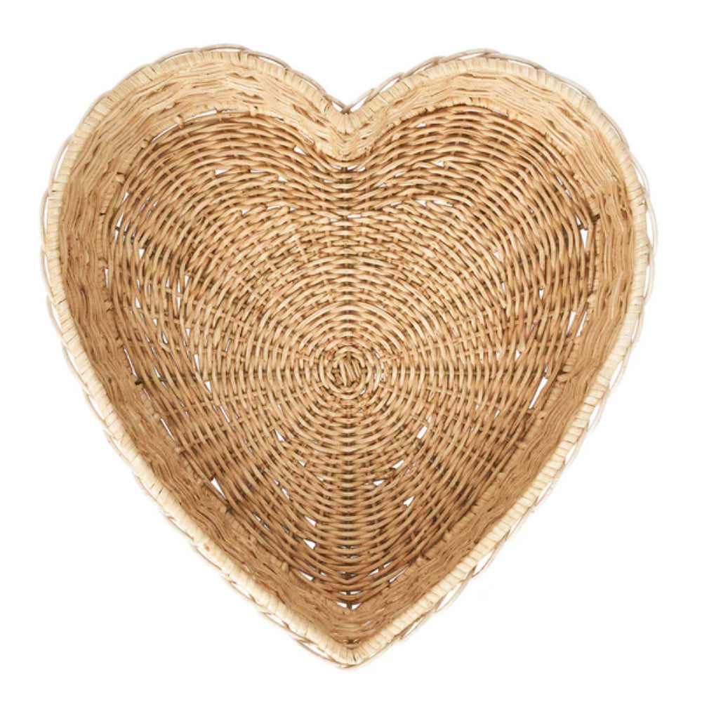 Juliska Provence Rattan 16" Heart Tray