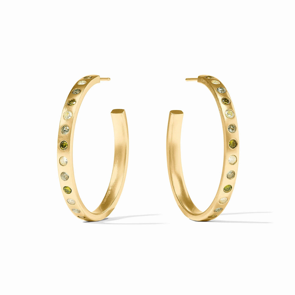 Julie Vos Rainbow Hoop Earrings