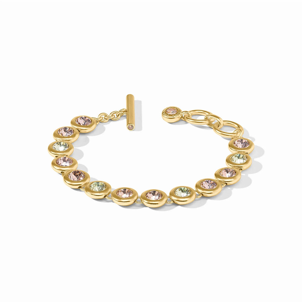 Julie Vos Rainbow Champagne Radiance Tennis Bracelet
