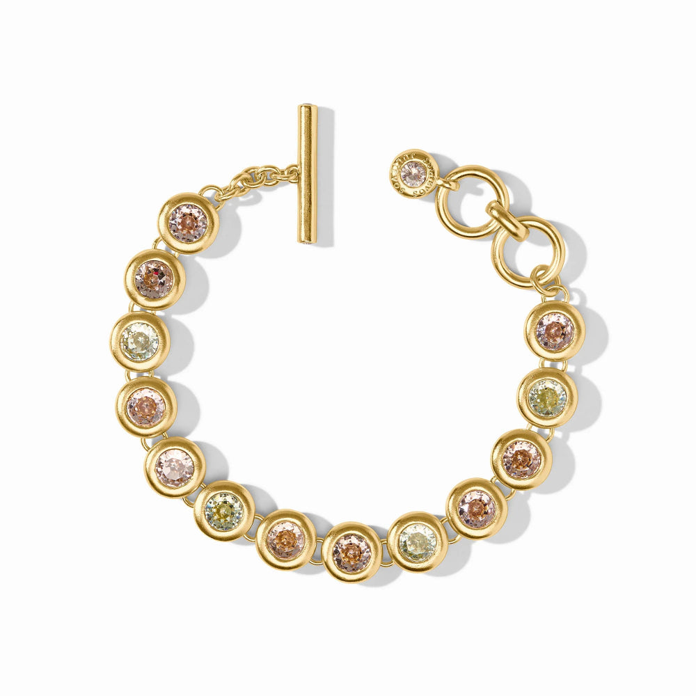 Julie Vos Rainbow Champagne Radiance Tennis Bracelet