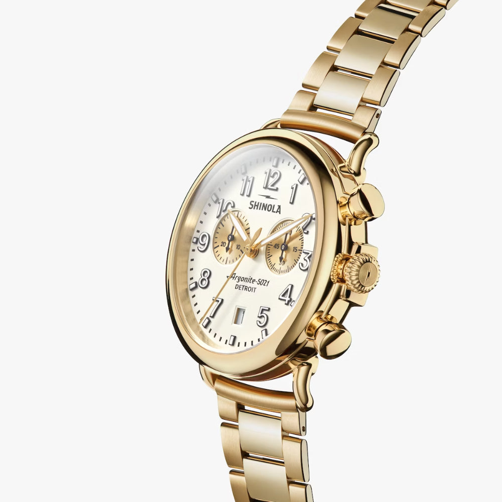 Shinola The Runwell Chrono 41mm - Ivory Dial – Smyth Jewelers