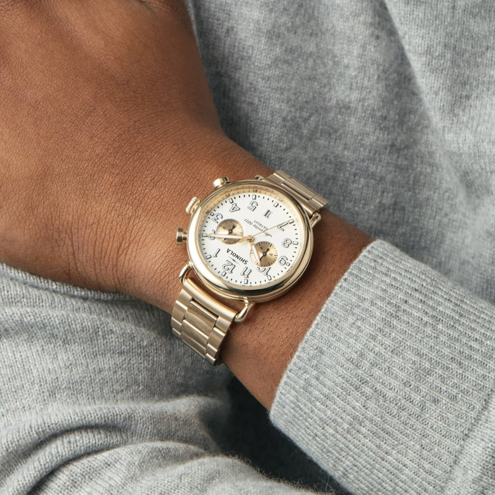 Shinola The Runwell Chrono 41mm - Ivory Dial – Smyth Jewelers