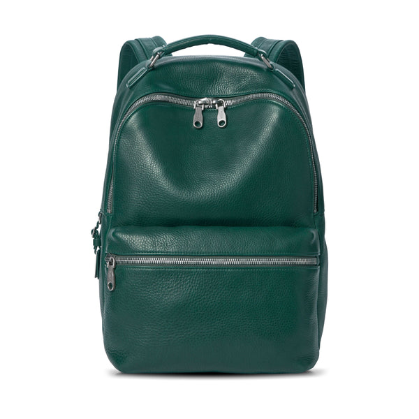 Shinola Runwell Backpack With Natural Grain Leather - Forest