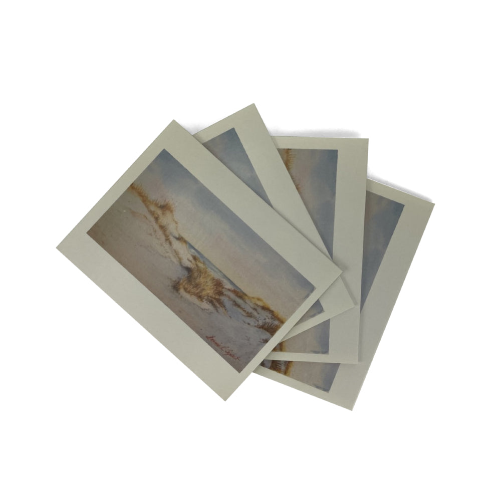 Sand Dune Water Color Blank Greeting Cards Assorted (Set of 4)