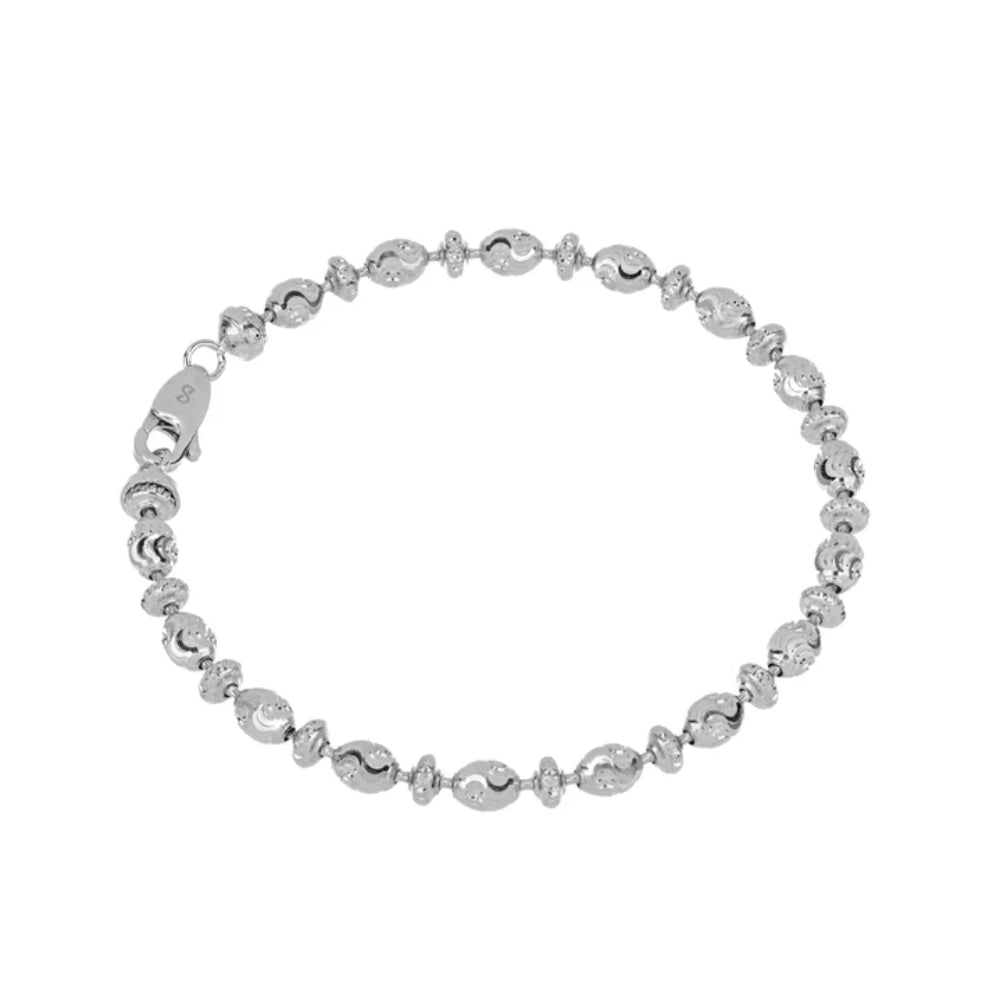 Desmos Sterling Silver Saturno Bracelet, 7.5"