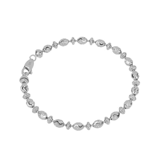Desmos Sterling Silver Saturno Bracelet, 7.5"