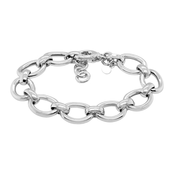 Sterling Silver Oval Cable Chain Link Bracelet – Smyth Jewelers