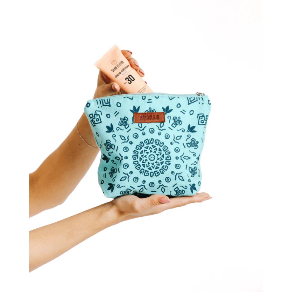 Sand Cloud Mandala Zipper Pouch