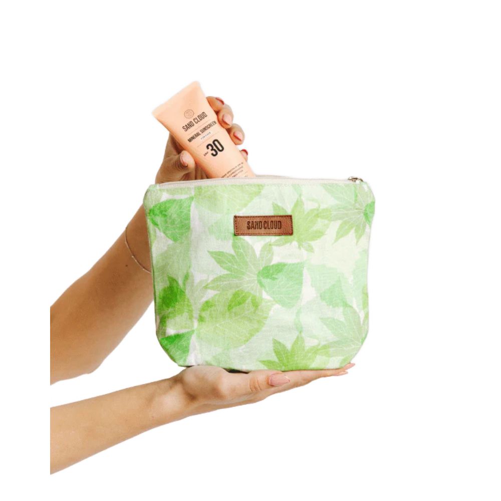 Sand Cloud Leaves Zipper Pouch