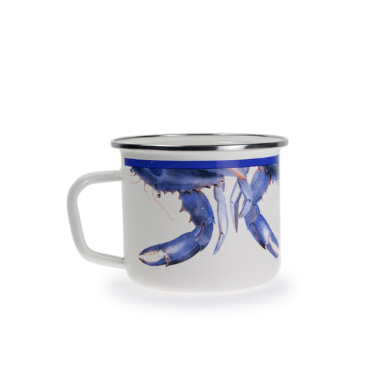 Golden Rabbit Blue Crab Mug