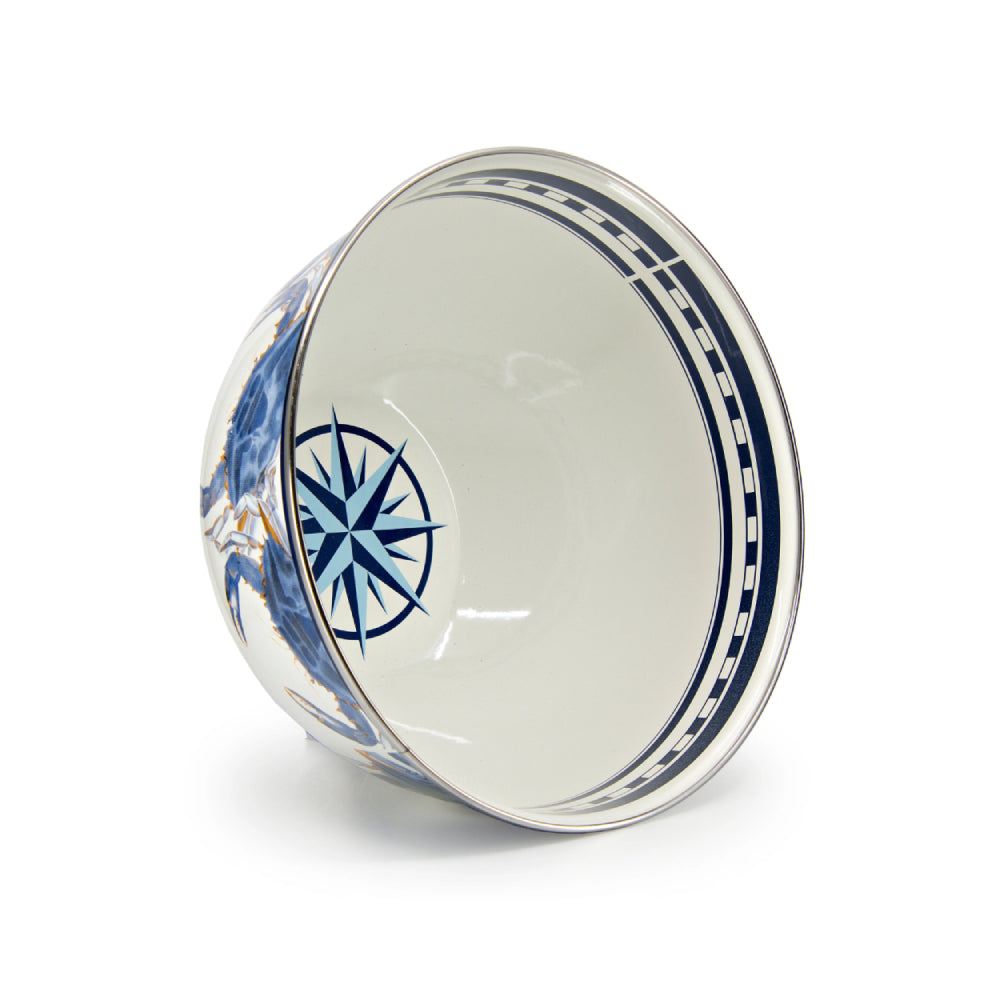 Golden Rabbit Blue Crab Salad Bowl-Large