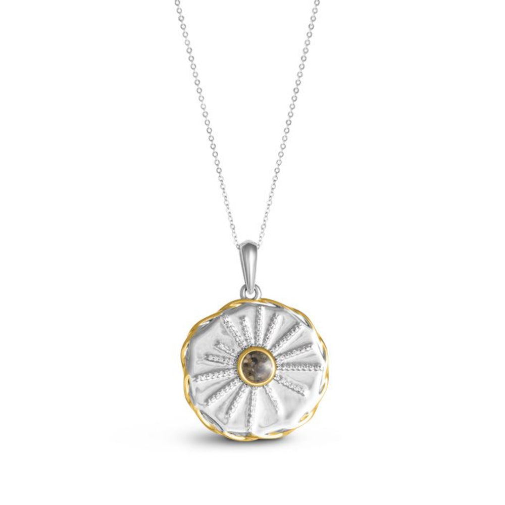 Dune Jewelry Sea Urchin Dual Tone Necklace - Ocean City Sand