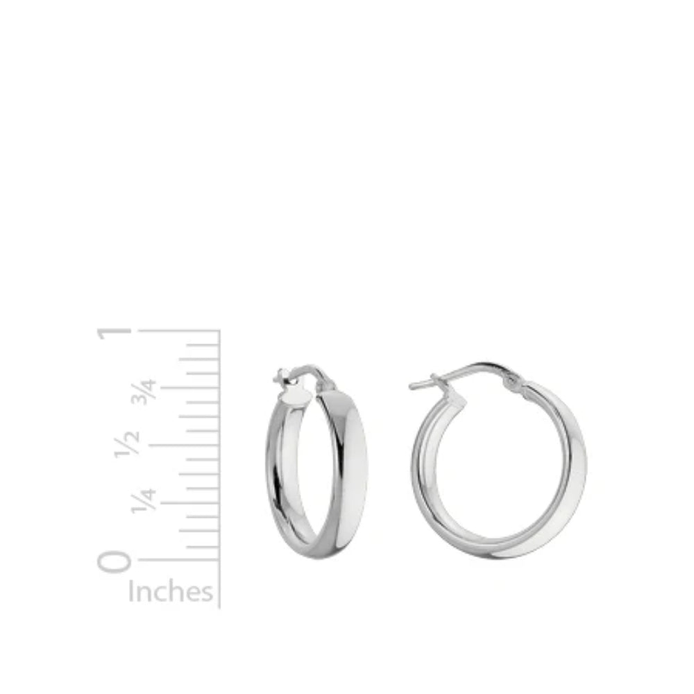 Sterling Silver Hoop Earrings
