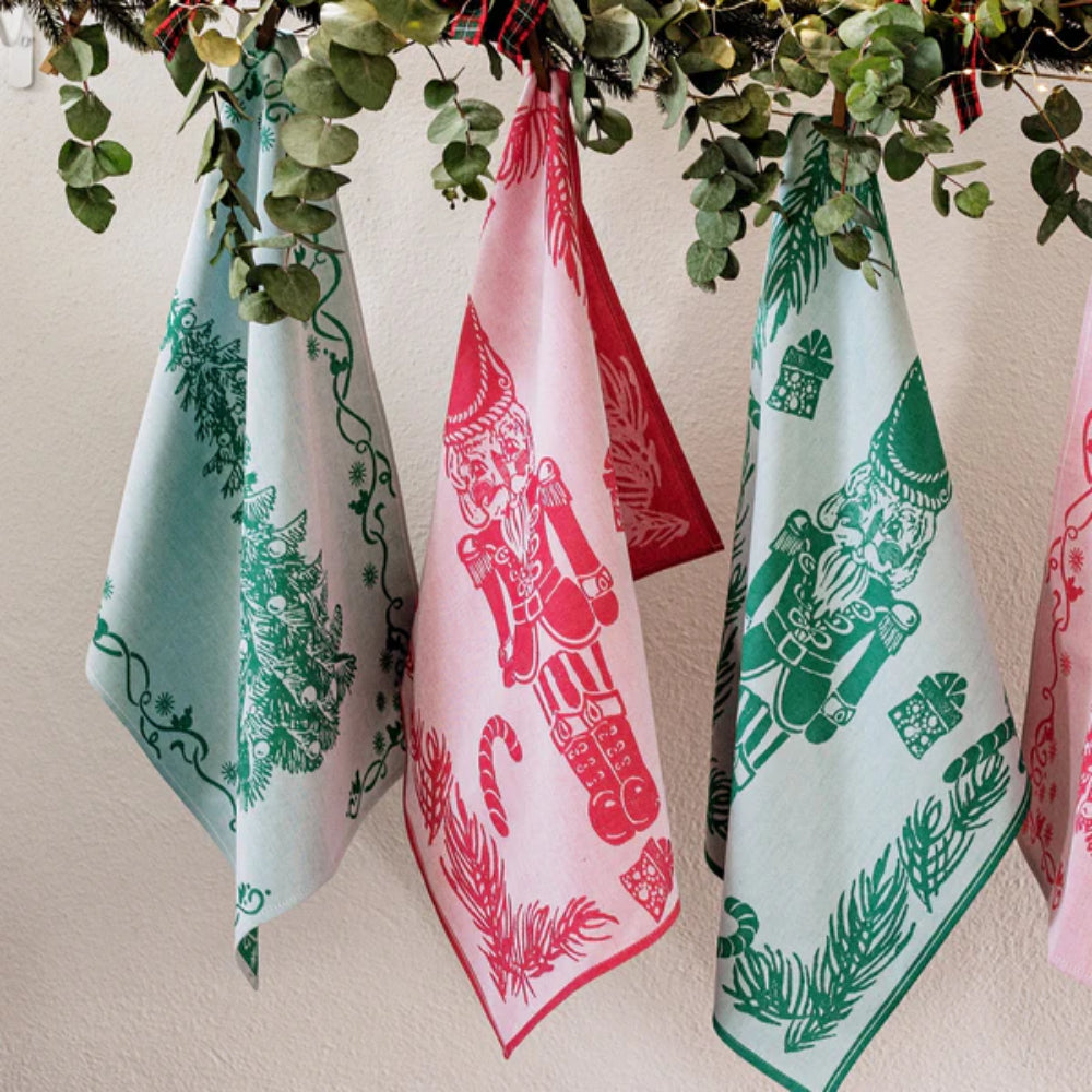 Vietri Strofinaccio Nutcracker Dish Towels - Set of 2