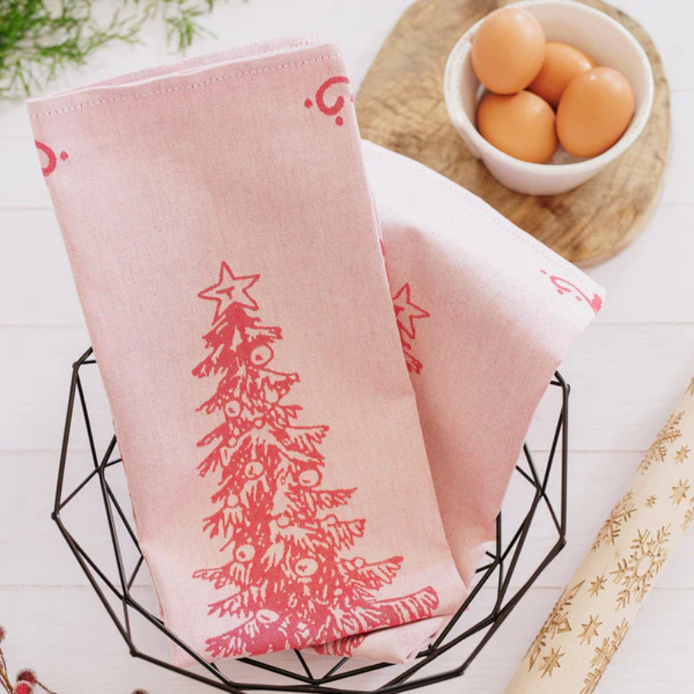 Vietri Strofinaccio Tree Dish Towels - Set of 2