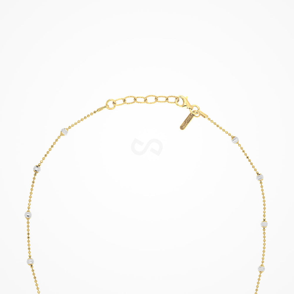 Desmos "Shine" Two-Tone Diamond-Cut Necklace 30"
