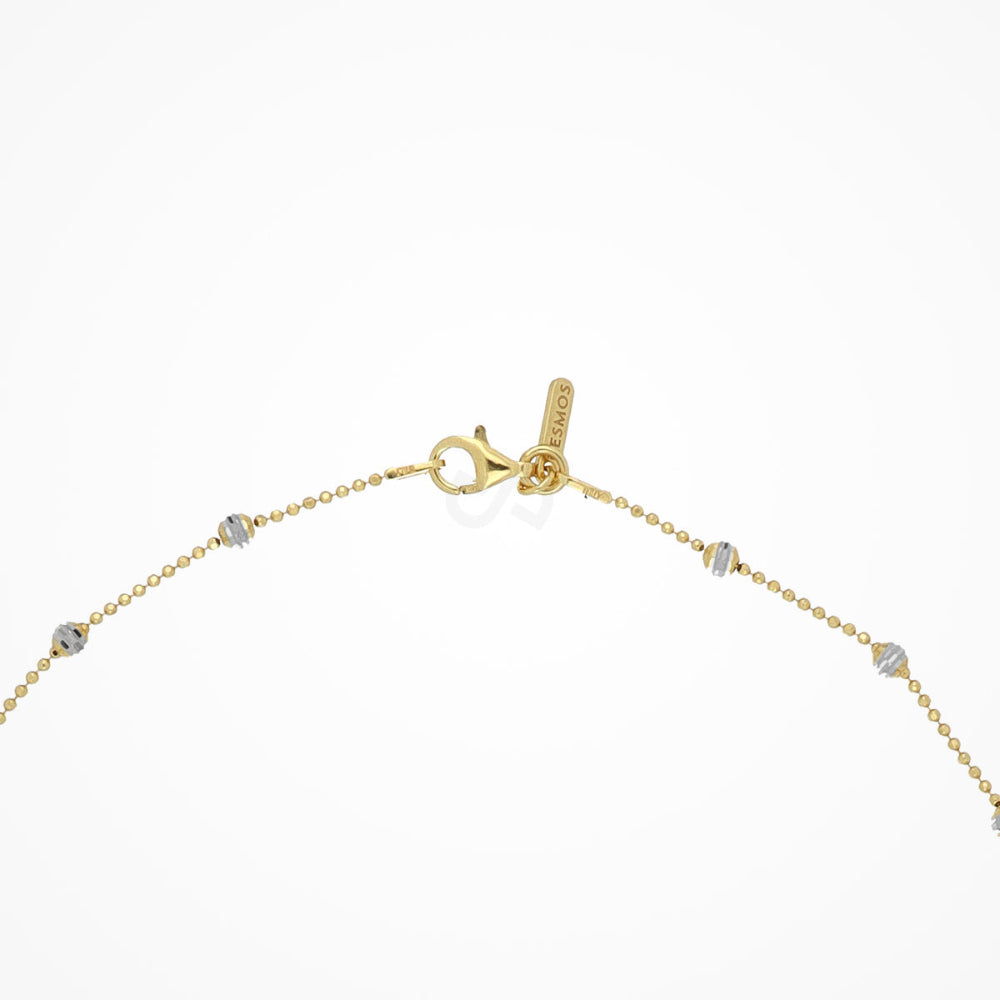 Desmos  "Shine" Two-Tone Diamond-Cut Necklace