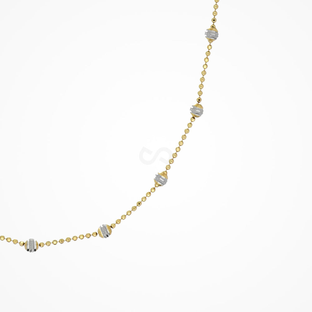 Desmos  "Shine" Two-Tone Diamond-Cut Necklace