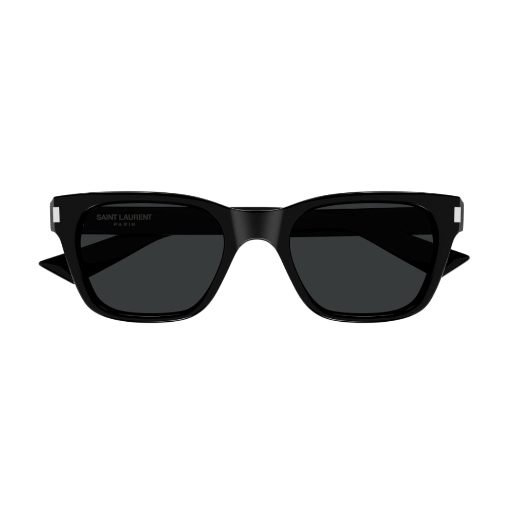 Black sunglasses on white background