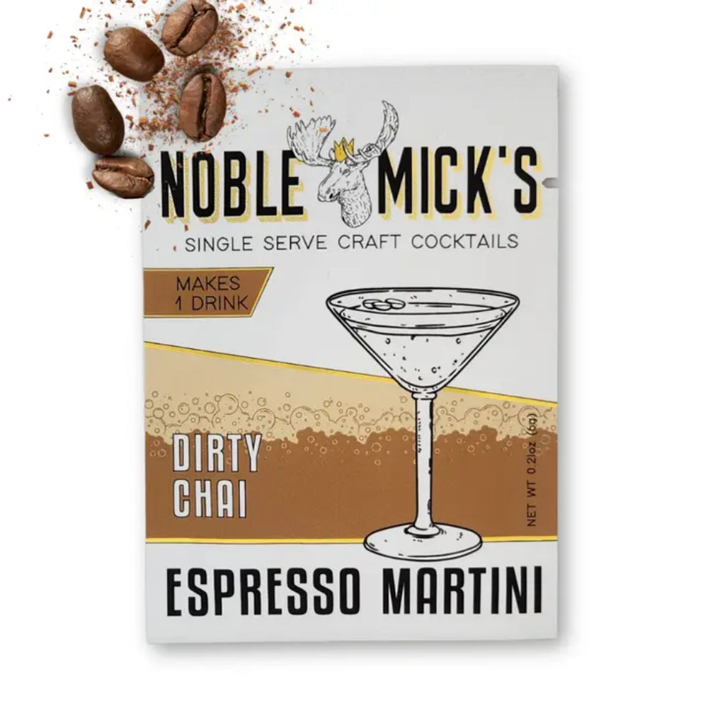Noble Mick's Dirty Chai Espresso Martini Single Serve Craft Cocktail