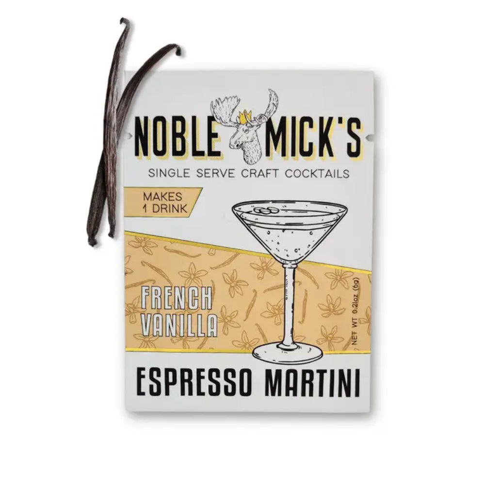 Noble Mick's French Vanilla Espresso Martini Single Serve Craft Cocktail