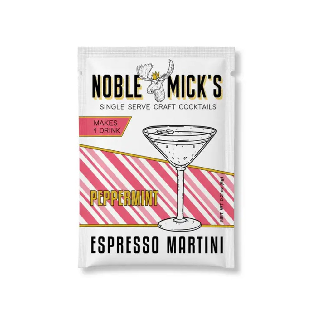 Noble Mick's Peppermint Espresso Martini Single Serve Craft Cocktail Mix