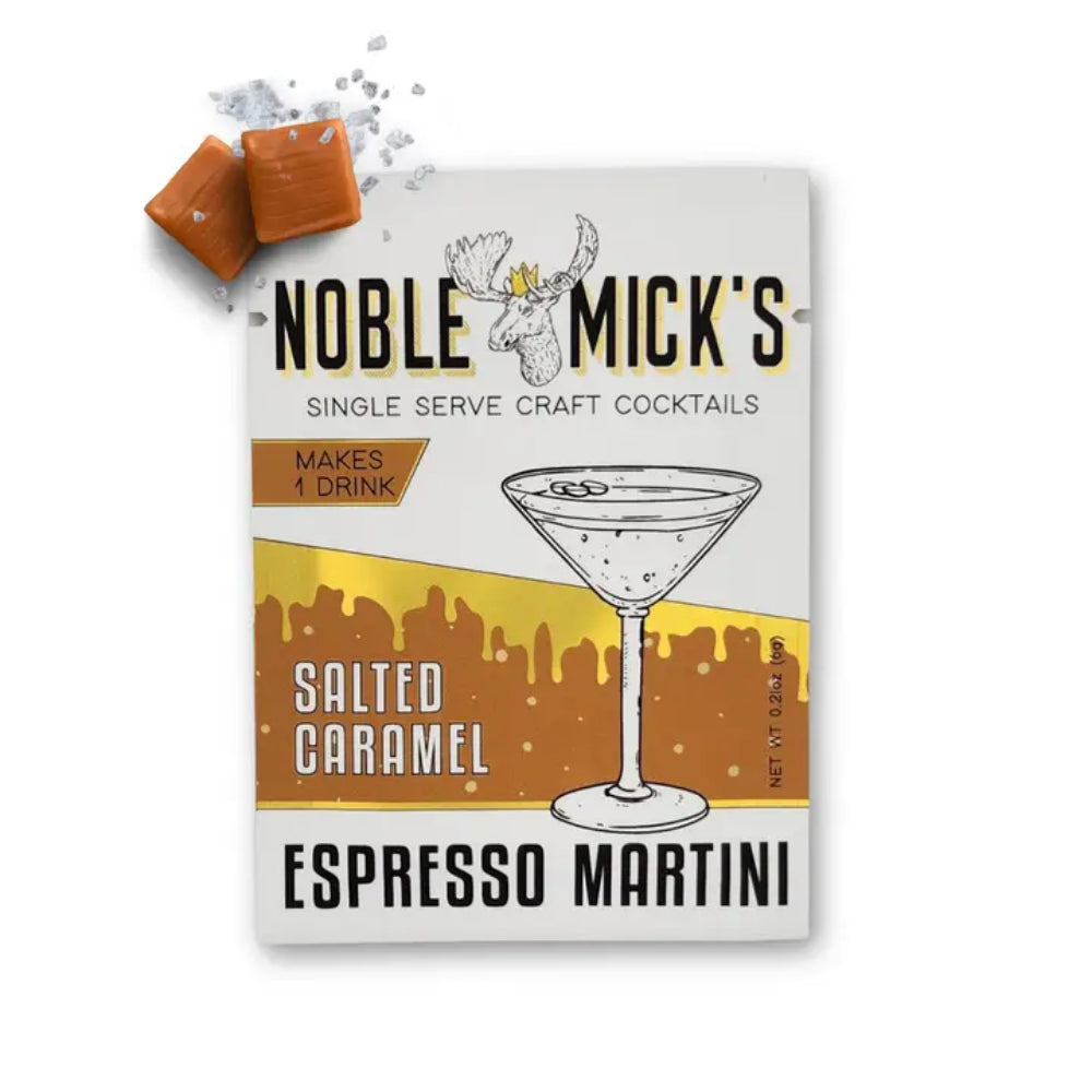 Noble Mick's Salted Caramel Espresso Martini Single Serve Craft Cocktail