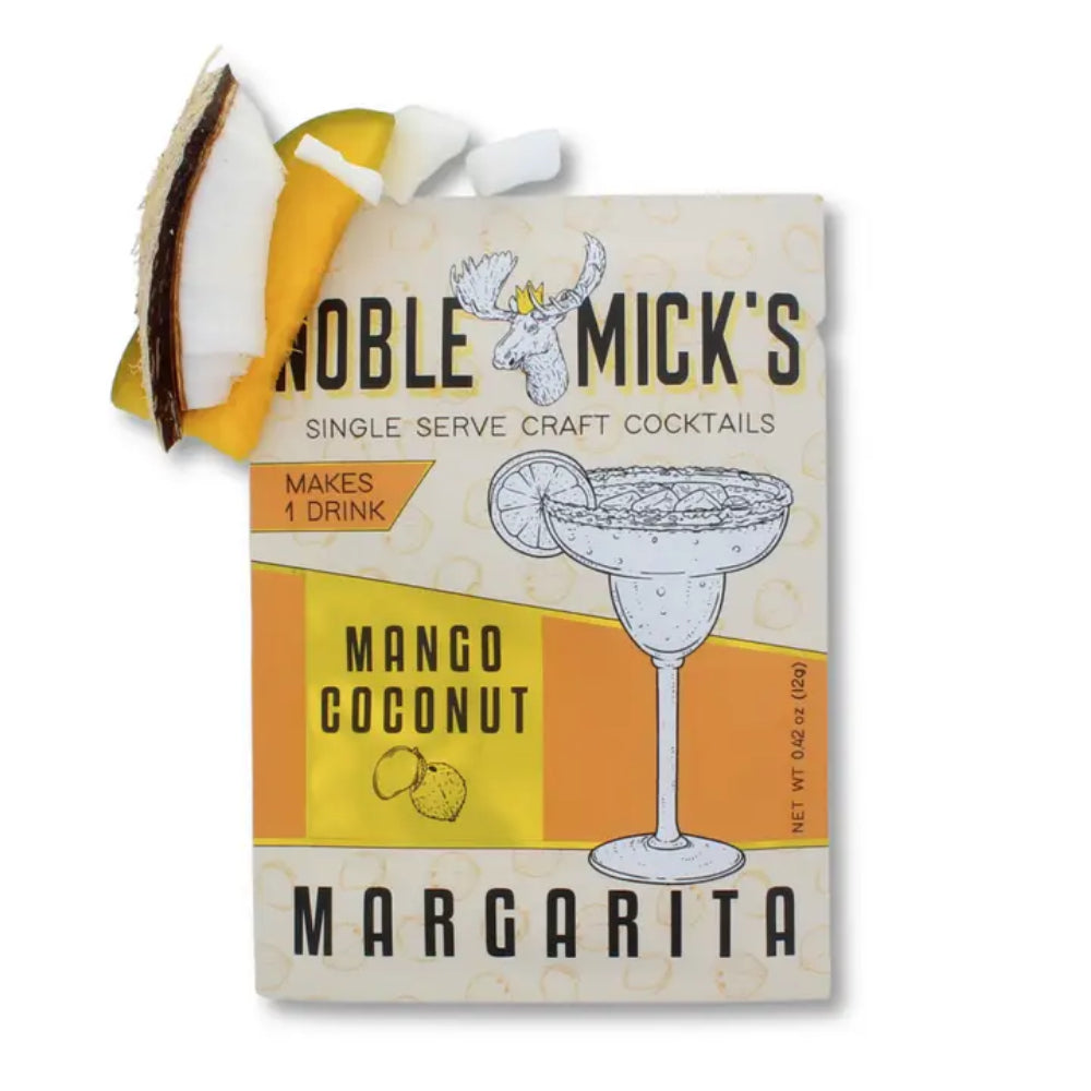 Noble Mick's Mango Coconut Margarita Single Serve Craft Cocktail