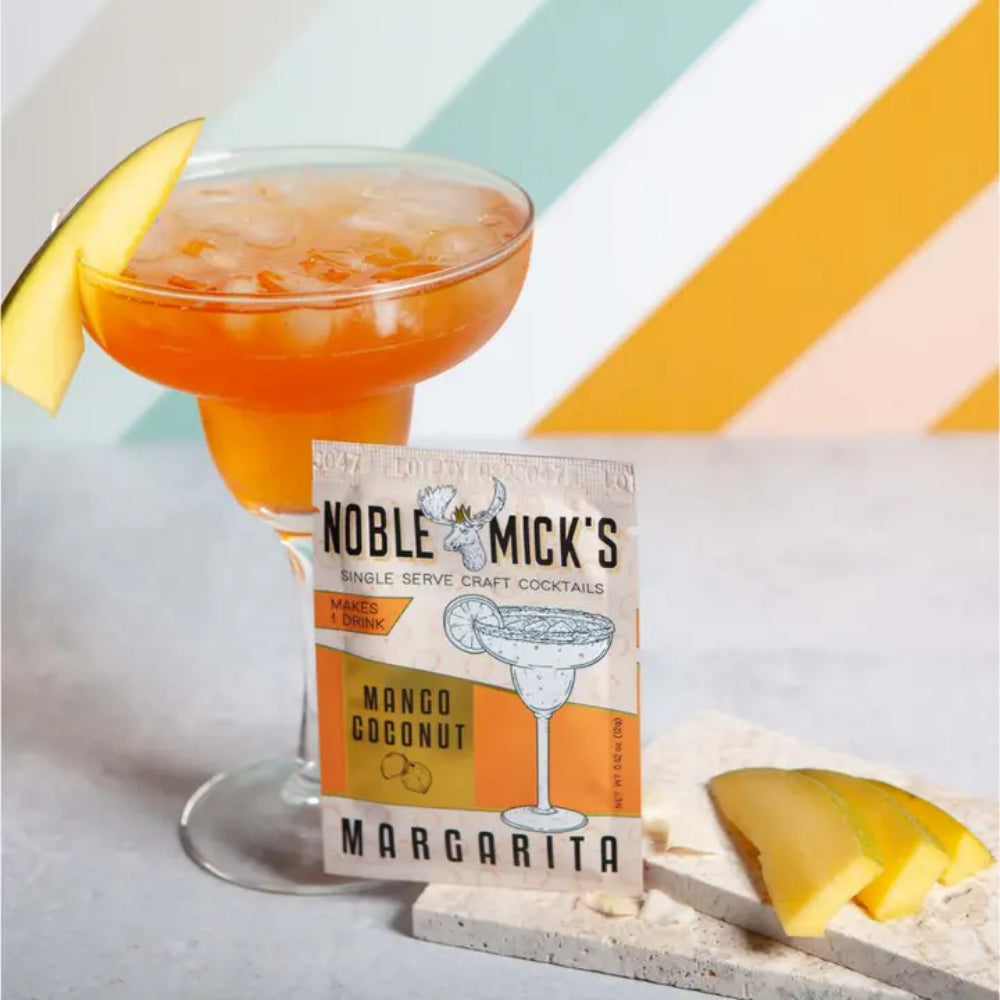 Noble Mick's Mango Coconut Margarita Single Serve Craft Cocktail