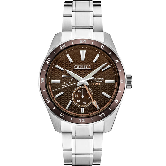 Seiko Presage Sharp-Edged Series GMT Watch