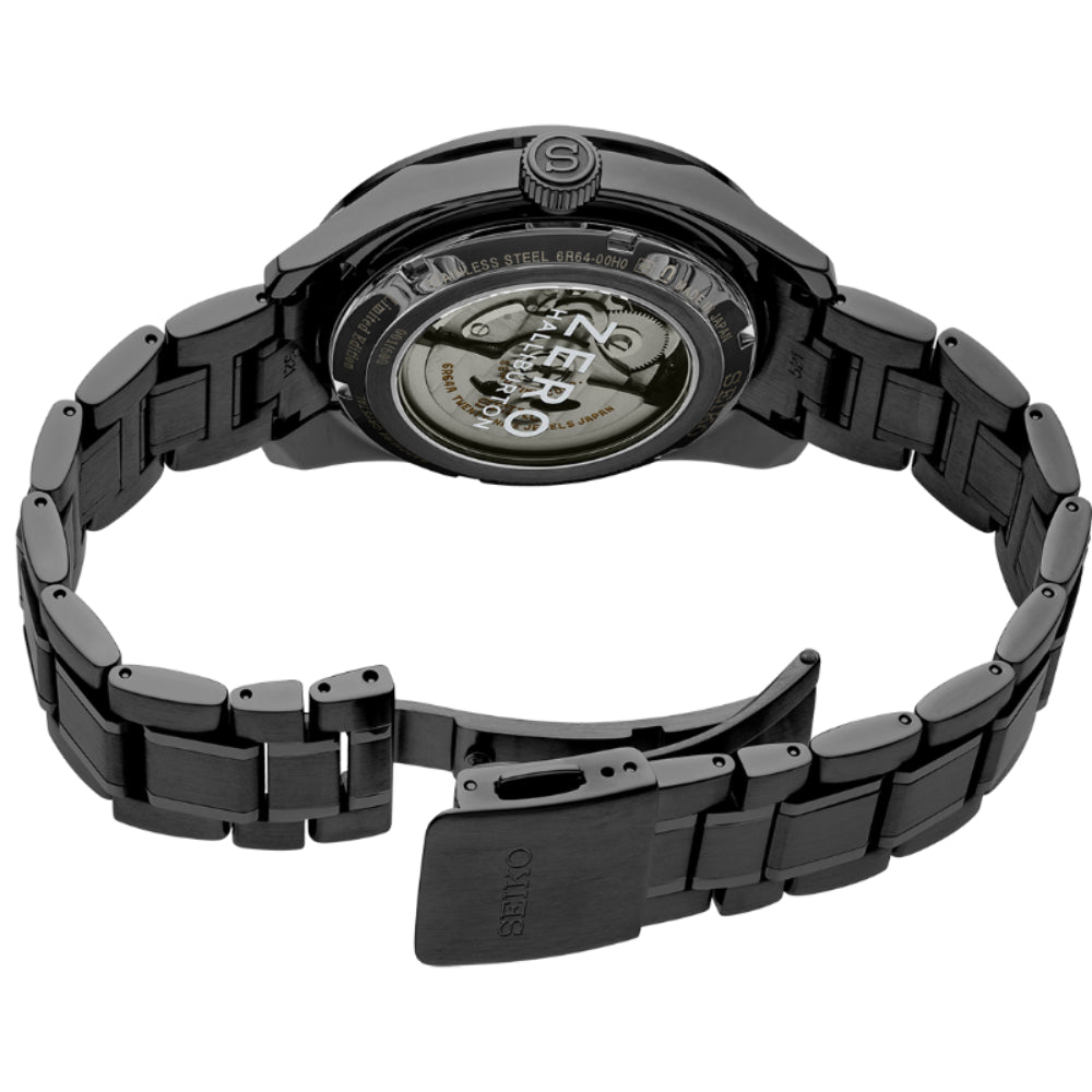 Seiko Presage Zero Halliburton Black GMT Limited Edition Automatic