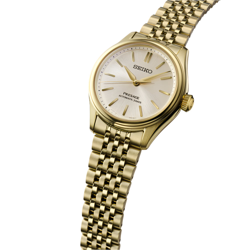 Seiko Presage Classic Series Gold-Tone Automatic Watch