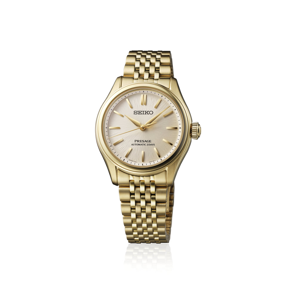 Seiko Presage Classic Series Gold-Tone Automatic Watch