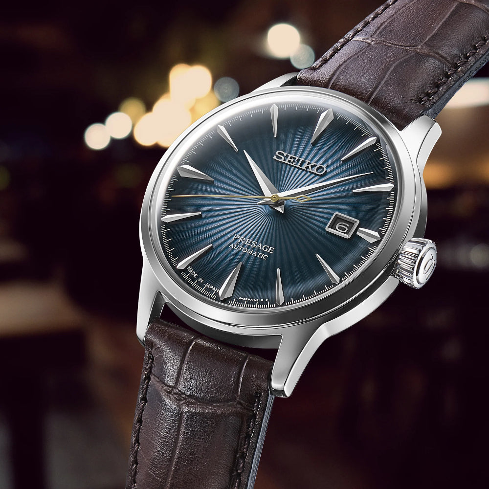 Seiko Presage Cocktail Time 40mm Automatic Watch, SRPK15
